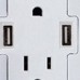 Wall Outlet with USB Jacks