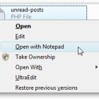 How-To add “Open with Notepad” to the Context Menu
