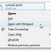 How-To add “Open with Notepad” to the Context Menu