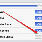 Disable iPad Keyboard Click