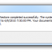 How to use a System Restore Point in Windows 7
