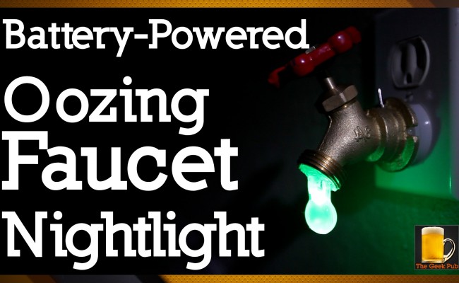 How to Make an Oozing Faucet Nightlight