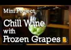 Chill Wine with Frozen Grapes