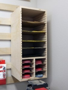 Sandpaper Storage Station