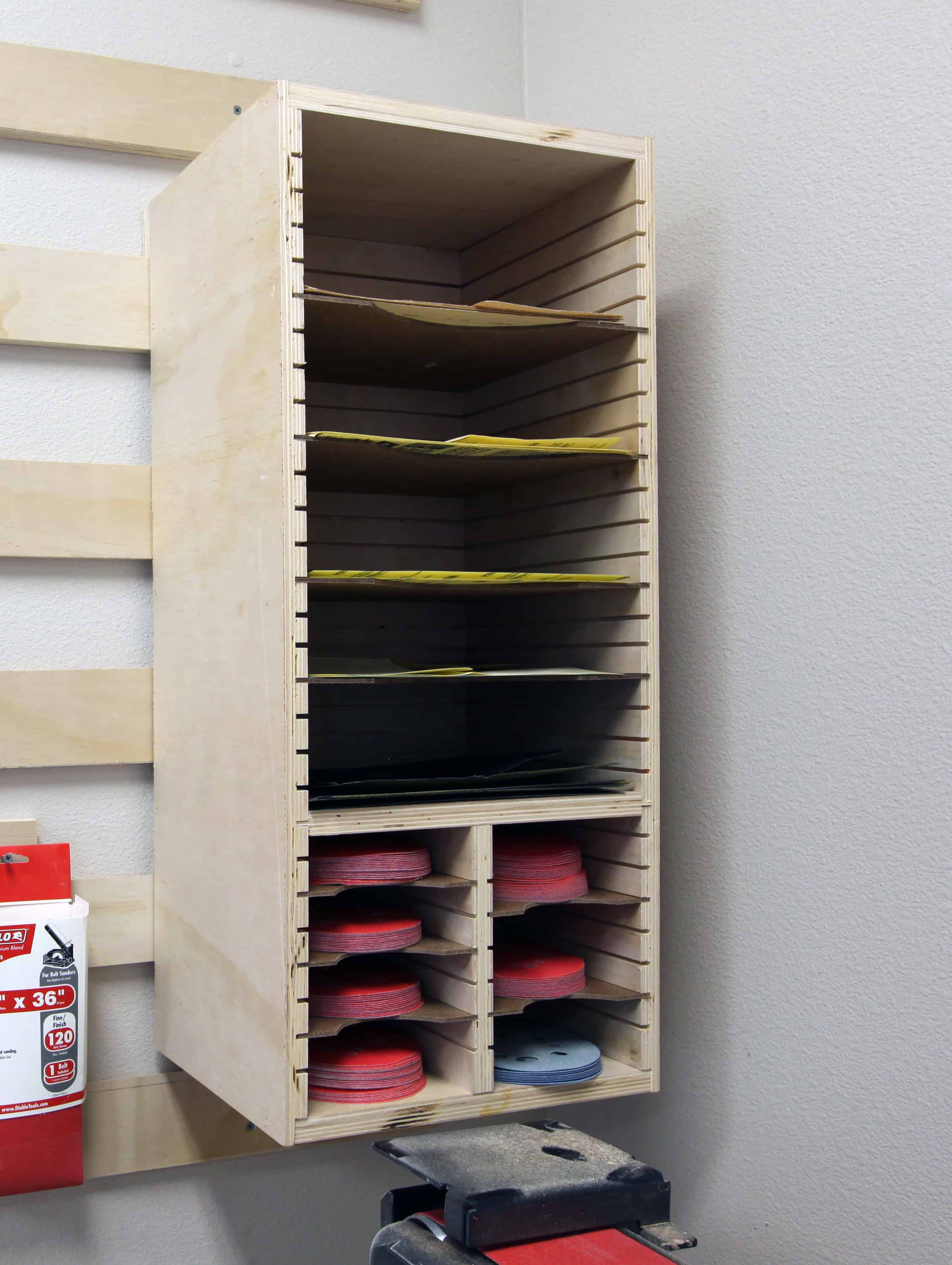 Sandpaper Organizer