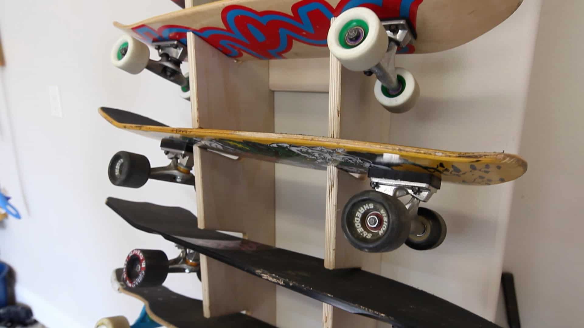 Skateboard Rack Frame