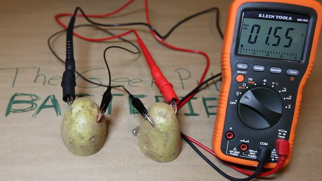 making a potato battery