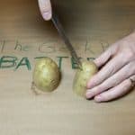 add some slits to the potato