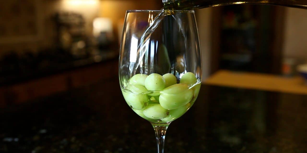 Chill Wine with Frozen Grapes
