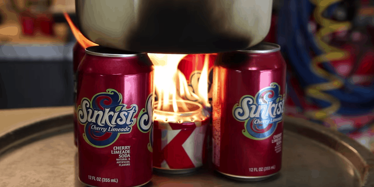How to make a Hobo Stove (Soda Can Stove)