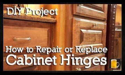 How to repair or replace Cabinet Hinges