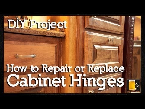 replacing kitchen cabinet hinges