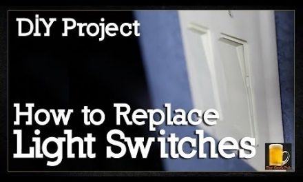 How to replace a Light Switch