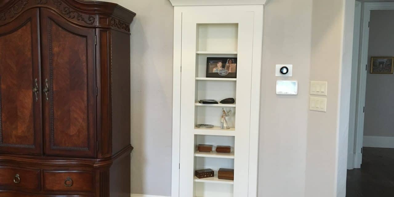 Make a Bookshelf Door Hidden Closet