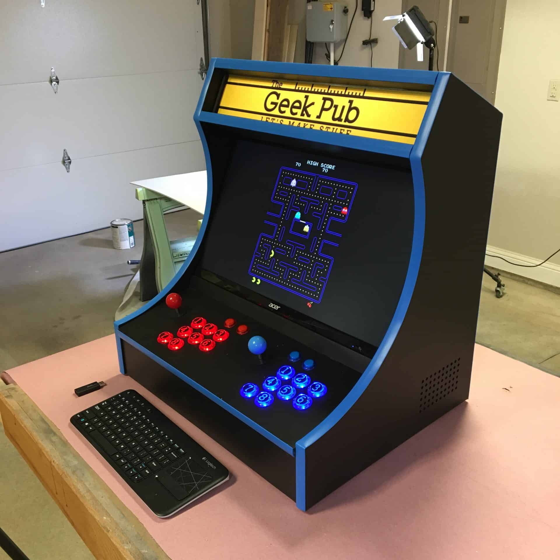 Bartop Arcade Cabinet Plans - The Geek Pub