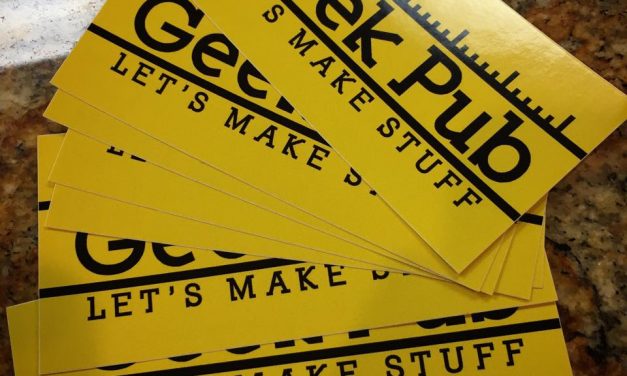Free The Geek Pub Stickers & Prize Drawing!