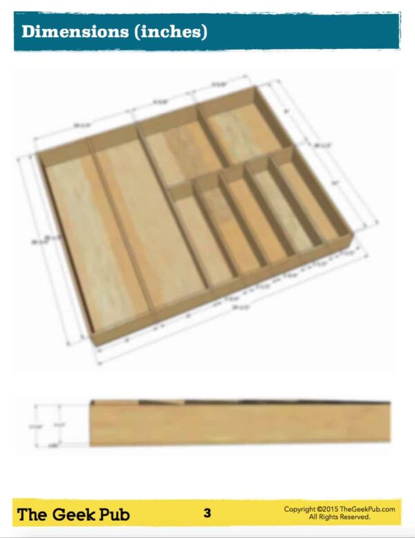 Silverware Storage Organizer Plans - Image 3