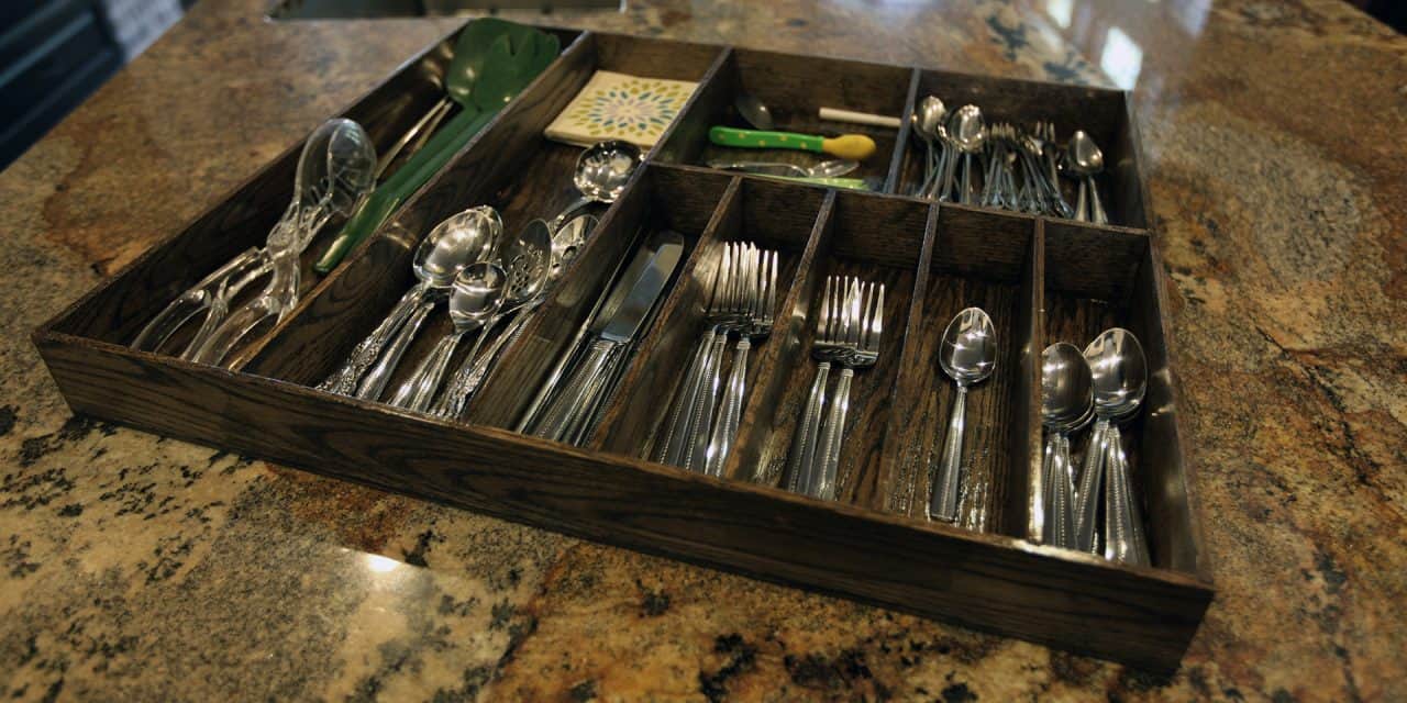 How to Make a Silverware Organizer