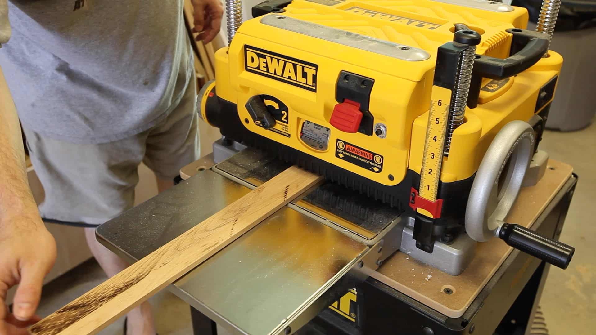  re sawing on the table saw burn marks on the wood i knew they were