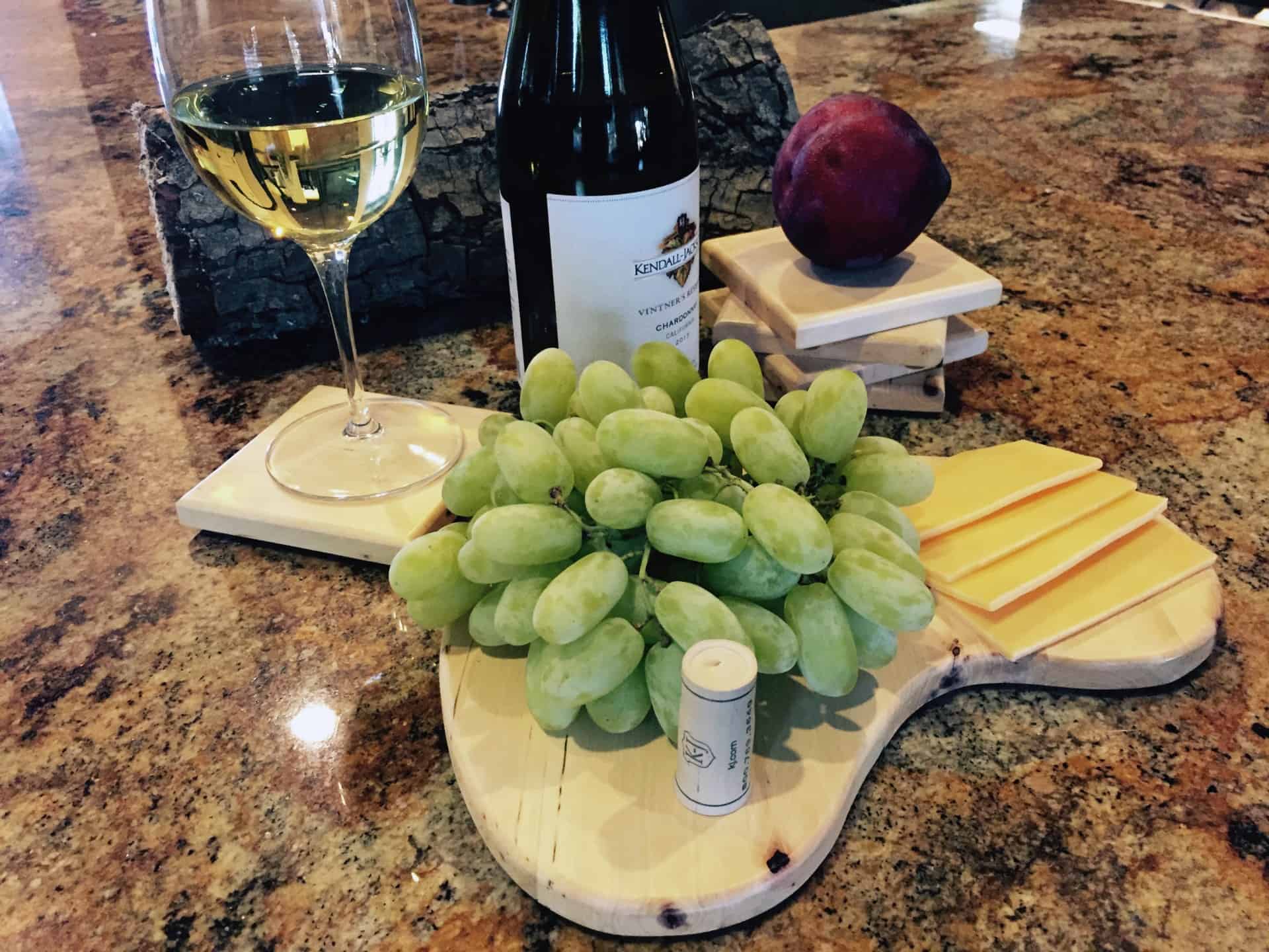 Coasters and Cheese Tray from a Tree Branch - pic