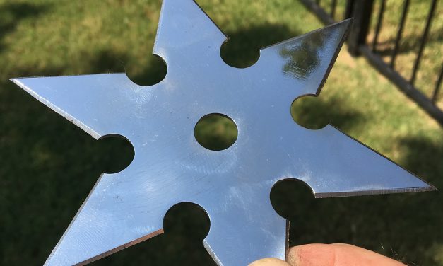 Make a Throwing Star from a Saw Blade