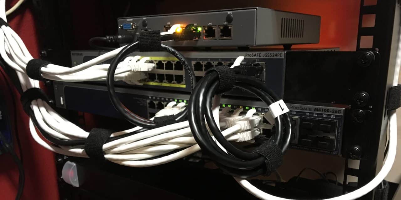 Installing a 19″ Network Rack (at home)