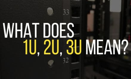 What does 1U, 2U, 3U Mean? Rack Units Explained