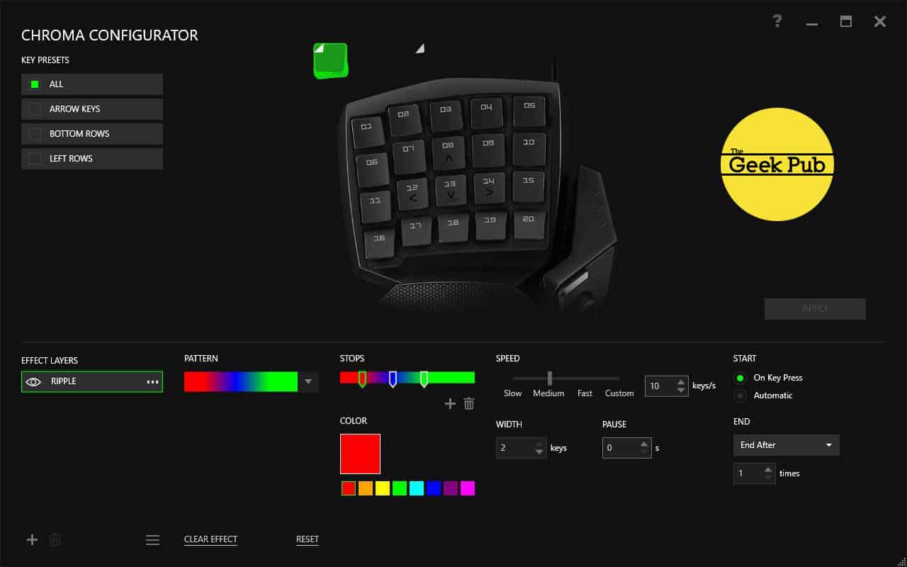 Razer Orbweaver Chroma Review - The Geek Pub
