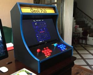 planos de gabinete de arcade bartop