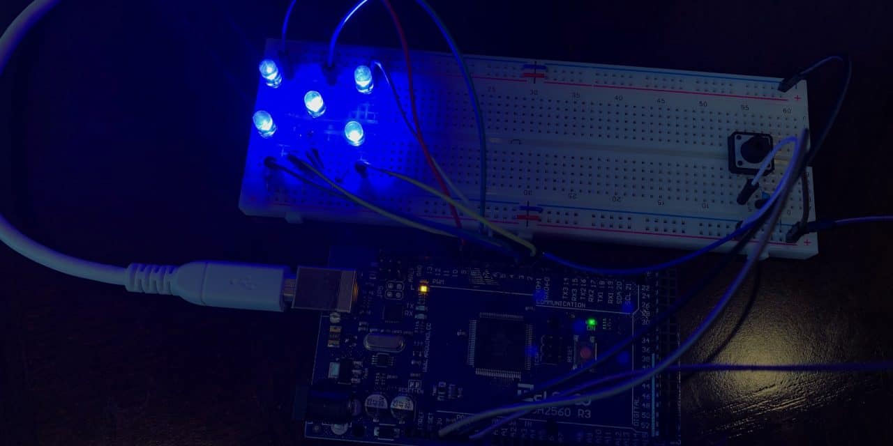 Easy Arduino Dice Circuit