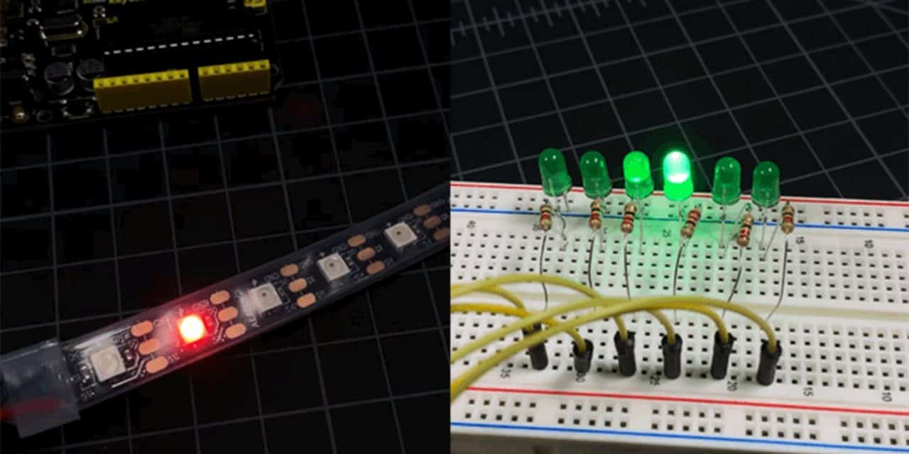 Arduino Knight Rider LEDs (Cylon Eye)