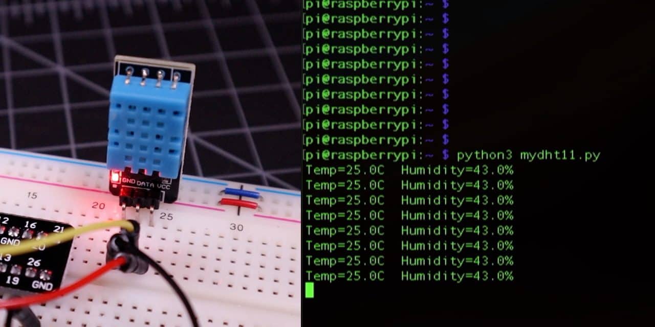 Using the DHT11 Temperature Sensor with the Raspberry Pi