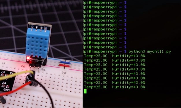 Using the DHT11 Temperature Sensor with the Raspberry Pi