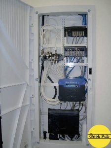 structured wiring panel