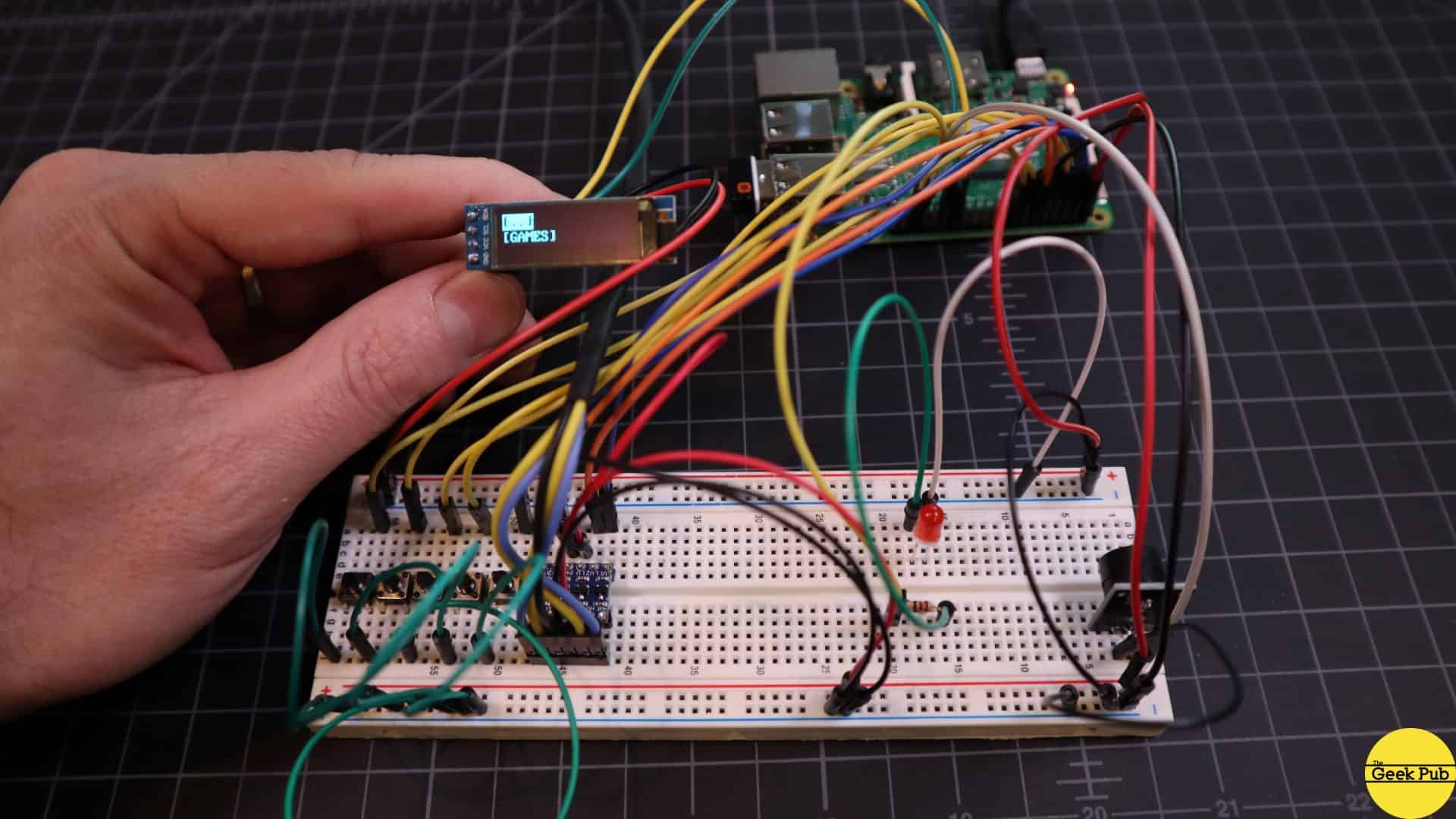 pi1541 prototype on breadboard