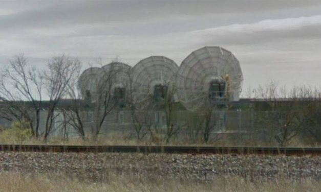 Massive Satellite Dishes Near Vernon, TX on US 287 (Wilbarger County)