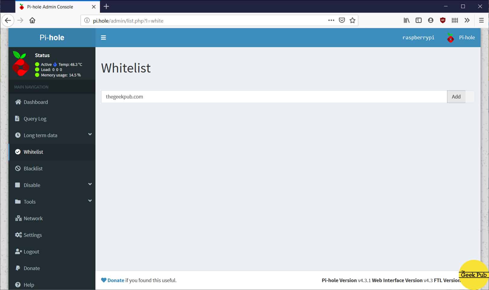 How to Setup a Raspberry Pi Ad Blocker The Geek Pub