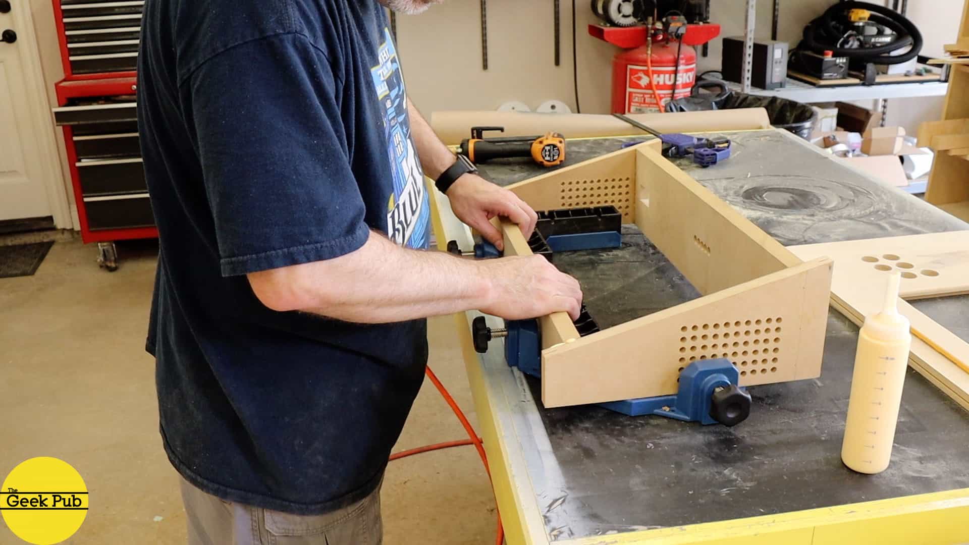 tabletop arcade base assembly