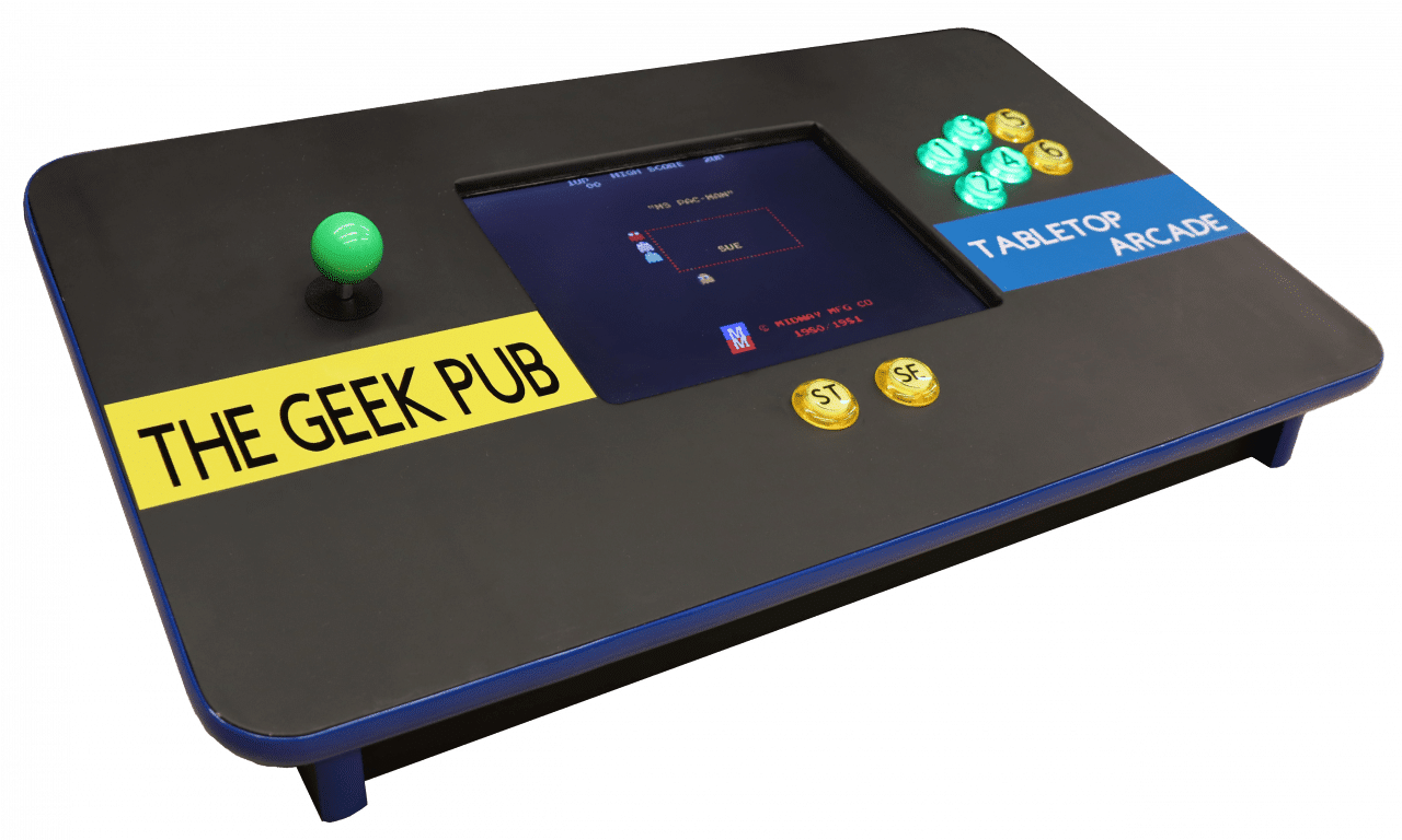 Tabletop Arcade Plans The Geek Pub