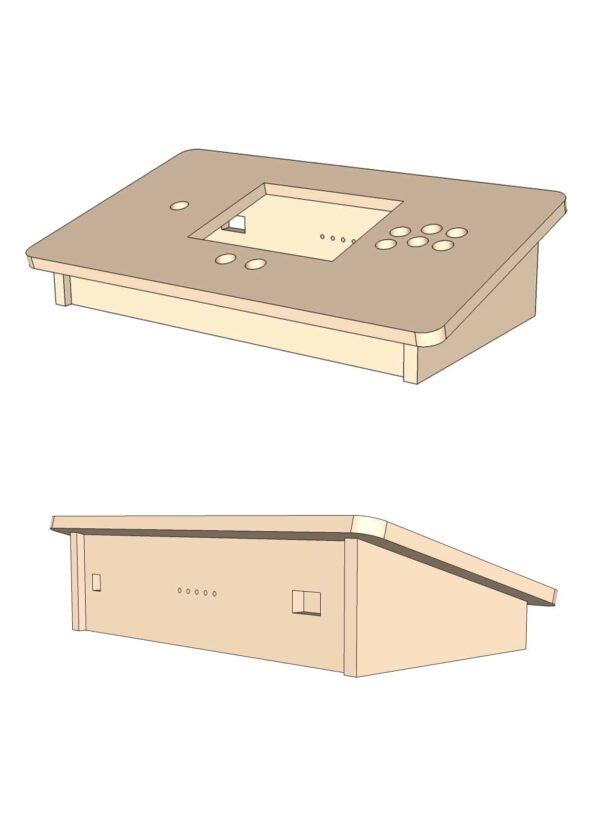 Tabletop Arcade Cabinet Plans The