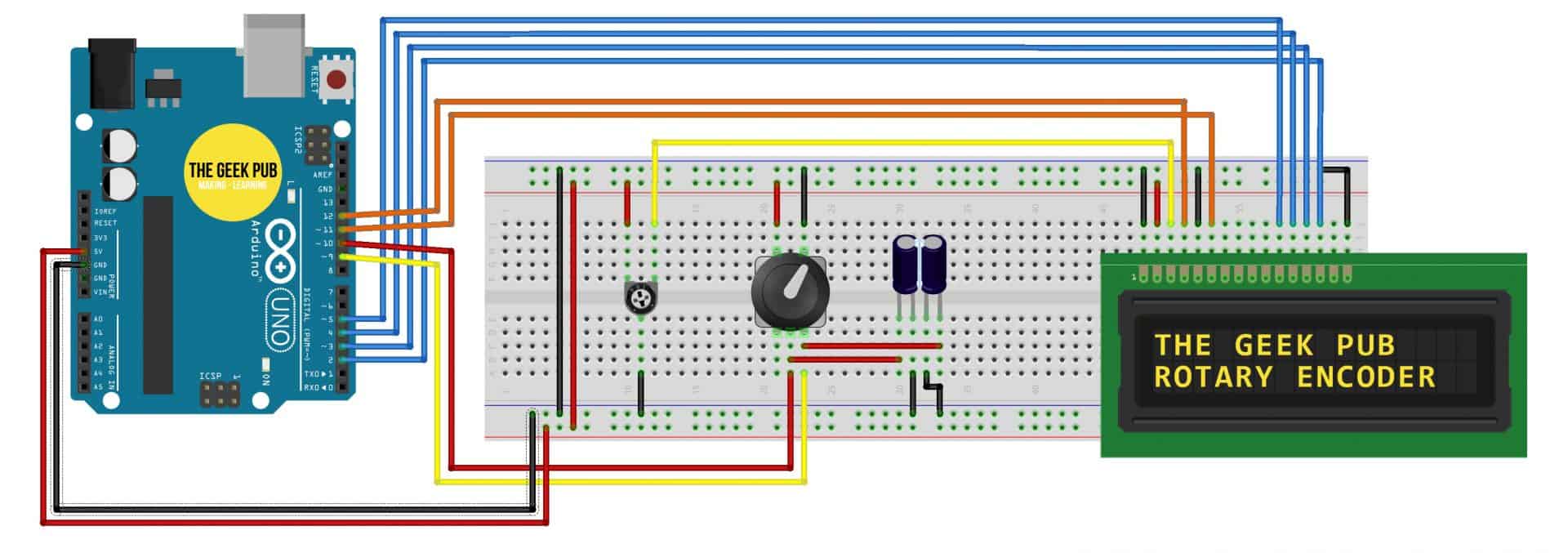 rotary encoder wiring diagram firtzing