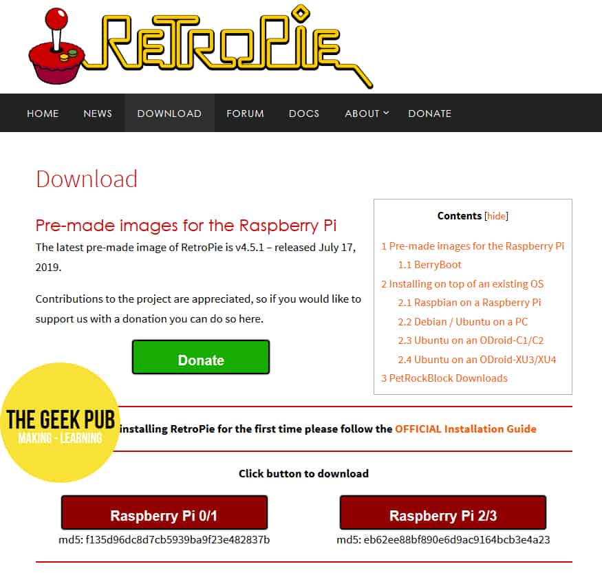 Download RetroPie