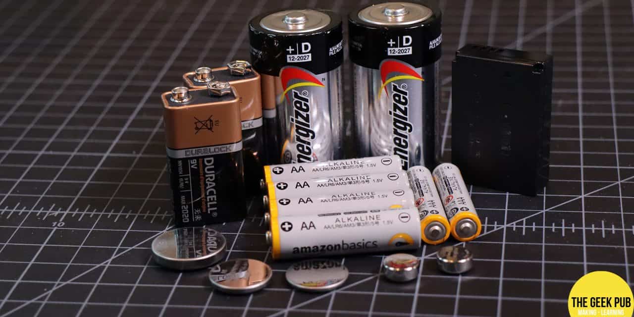 Types of Batteries – Electronics Basics