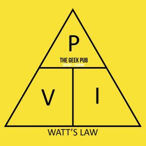 amps to watts calculator using watt's law