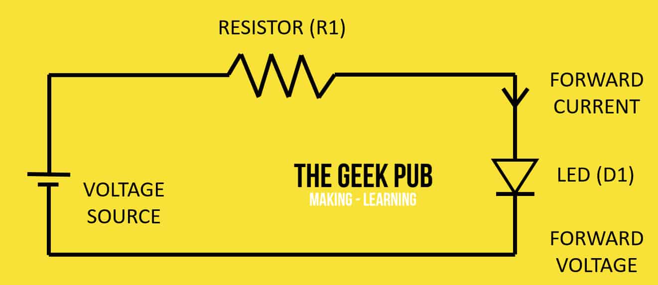 Kontinent klud udtale LED Resistor Calculator - The Geek Pub