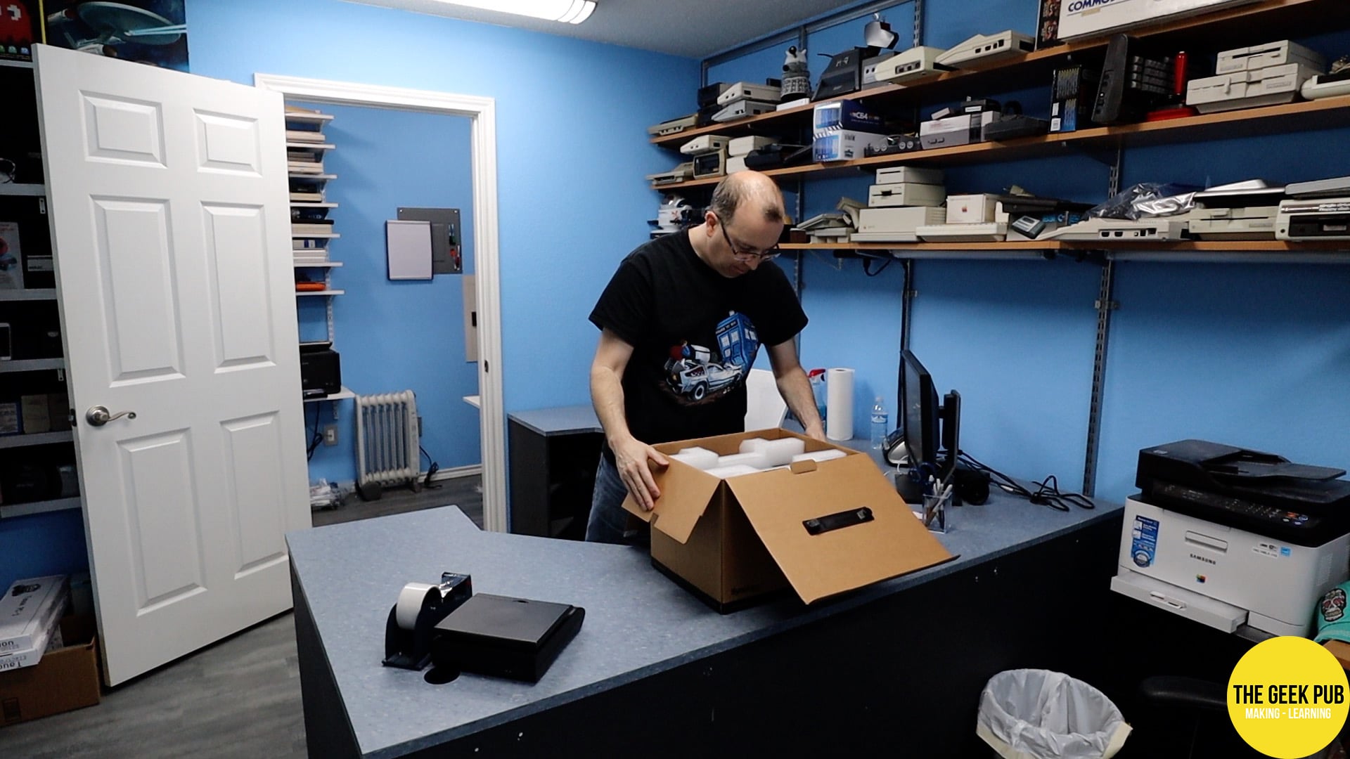 David Unpacking Synology