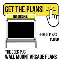 Get the Wall Mount Arcade Plans