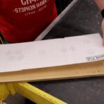wall mount arcade spray and stick template
