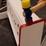 Installing T-molding wall mount arcade
