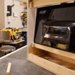 Installing the monitor wall mount arcade